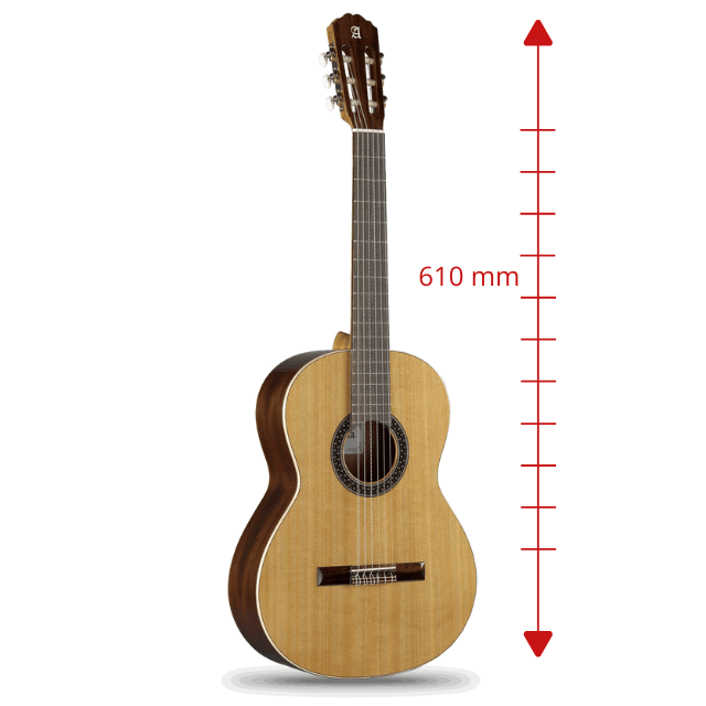 Guitarras tamaño especial Cadete 3/4 - Tiro 610mm- Todos los niveles - Alhambra Guitarras desde 1965 construyendo en España