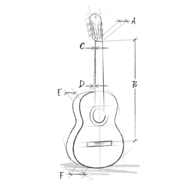 Alhambra Acoustic size