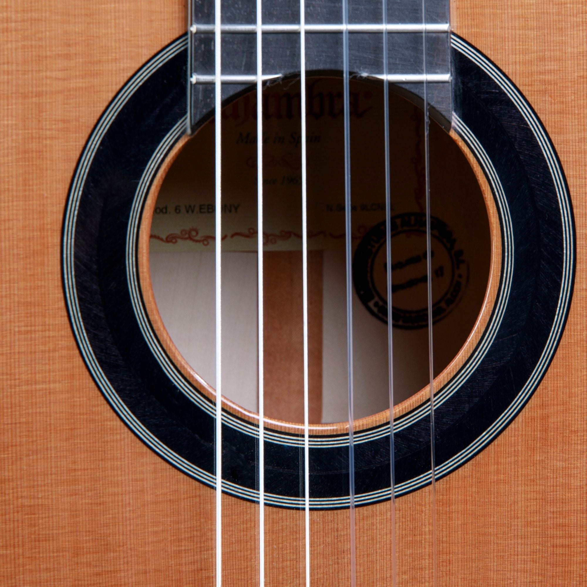 Alhambra 6 Ébano Blanco - Alhambra Guitarras