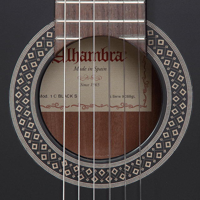 Alhambra 1 C Black Satin - Alhambra Guitarras4