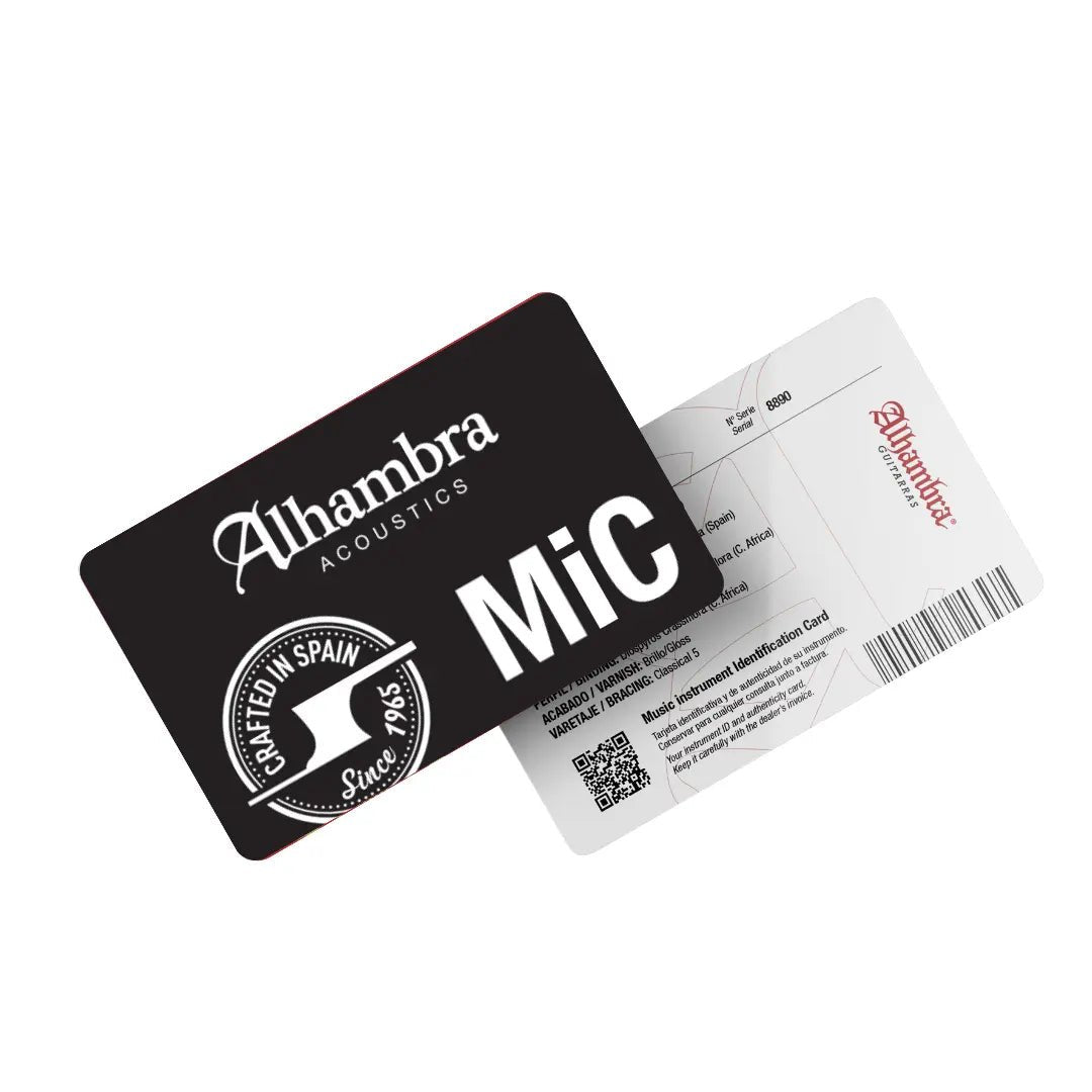Tarjeta MIC Guitarras Alhambra Alhambra Guitarras