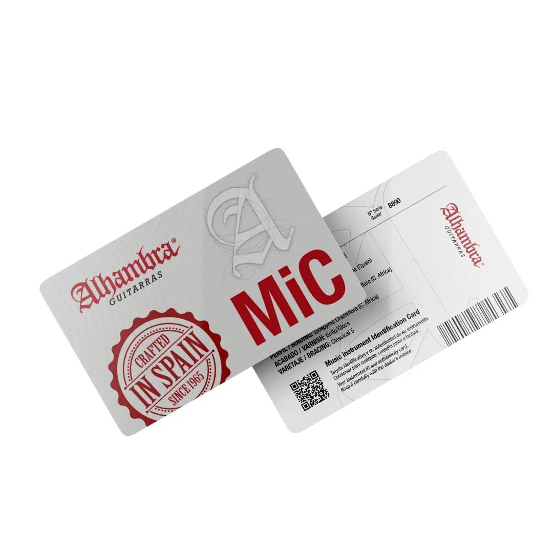 Tarjeta MIC Guitarras Alhambra Alhambra Guitarras