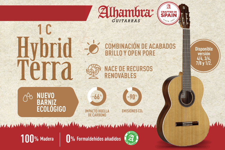 Alhambra 1 C HT (Hybrid Terra) - Alhambra Guitarras