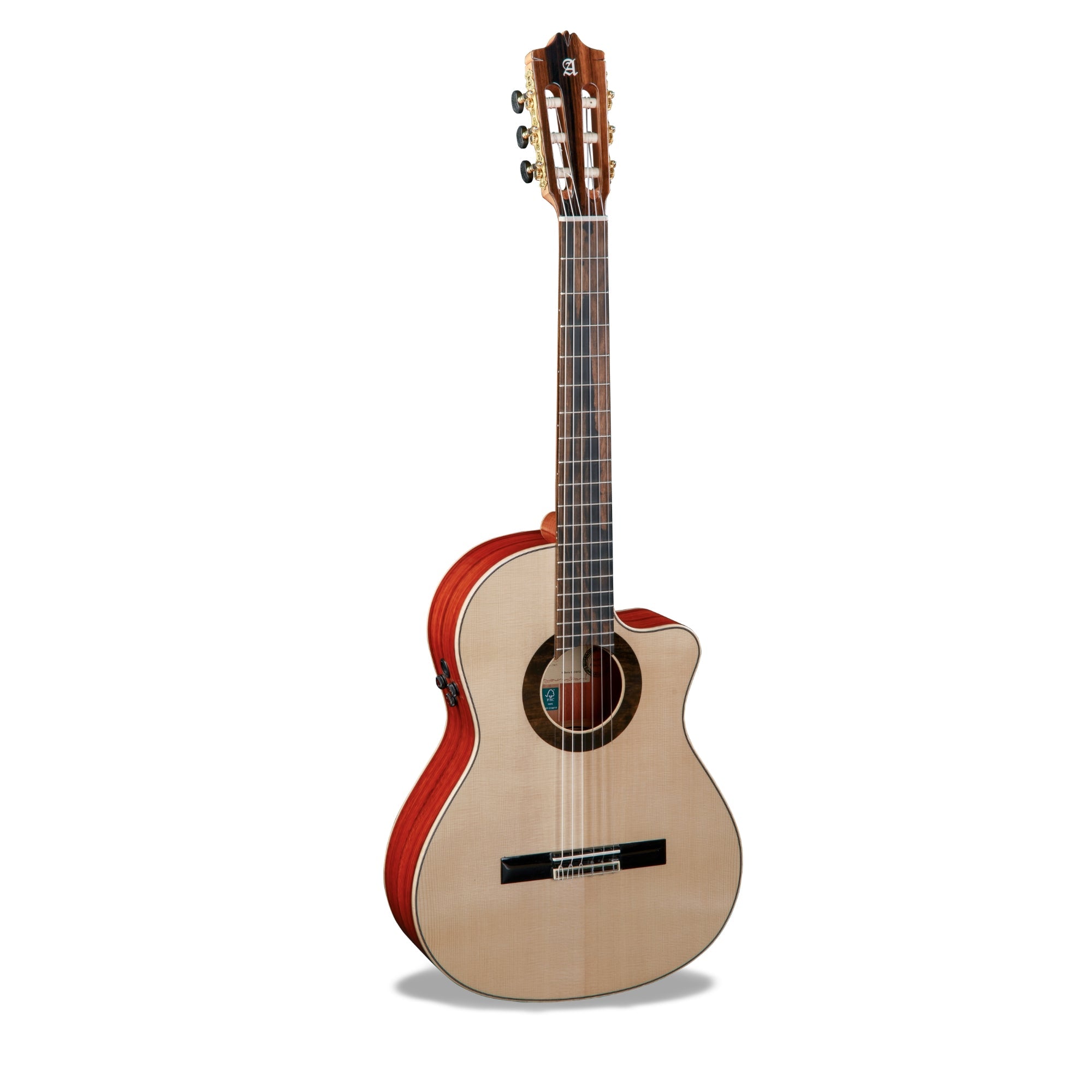 Alhambra Green Sustain Cut Away E8 - Alhambra Guitars